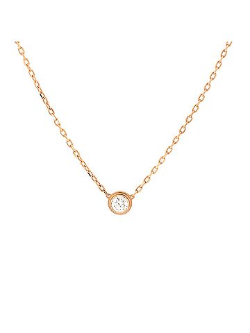 Cartier Cartier D'Amour Pendant Necklace 18K Rose Gold with Diamond Large (view 1)