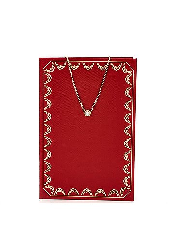 Cartier Cartier D'Amour Pendant Necklace 18K Rose Gold with Diamond Large (view 2)