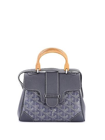 Goyard Saigon Top Handle Bag Coated Canvas with Leather Mini (view 1)