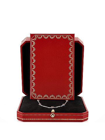 Cartier Love Station Necklace 18K White Gold (view 2)