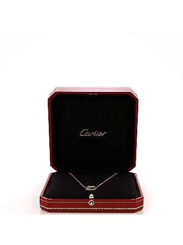 Cartier Trinity Heart Pendant Necklace 18K Tricolor Gold (view 2)