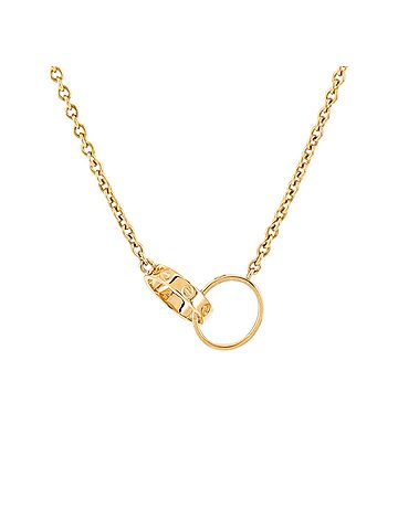 Cartier Love Interlocking Necklace 18K Yellow Gold (view 1)