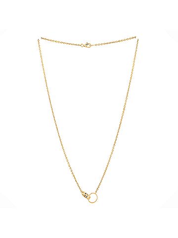 Cartier Love Interlocking Necklace 18K Yellow Gold (view 2)
