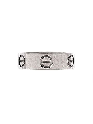 Cartier Love Band Ring 18K White Gold (view 1)