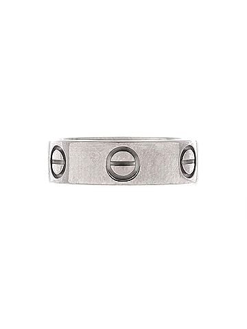 Cartier Love Band Ring 18K White Gold (view 1)