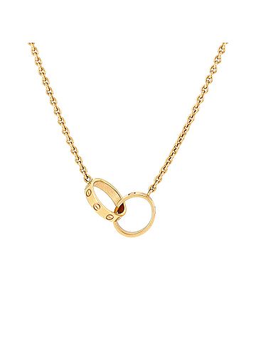 Cartier Love Interlocking Necklace 18K Yellow Gold (view 1)