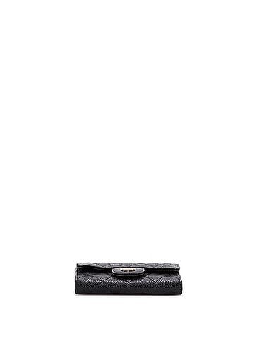 Chanel Classic Flap Card Case Quilted Caviar (view 2)