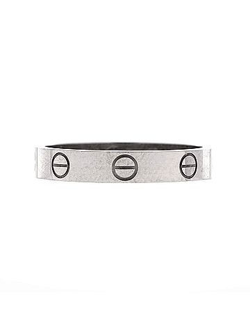 Cartier Love Wedding Band Ring 18K White Gold (view 1)