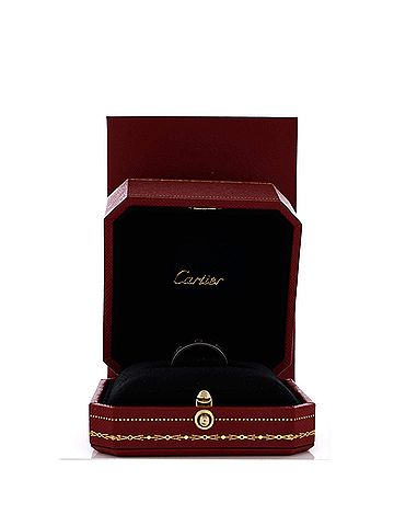 Cartier Love Wedding Band Ring 18K White Gold (view 2)