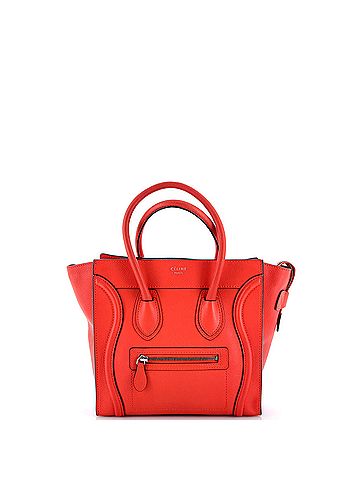 Céline Luggage Bag Smooth Leather Micro (view 1)