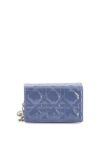 Christian Dior Lady Dior Nano Belt Pouch Cannage Quilt Patent (view 1)
