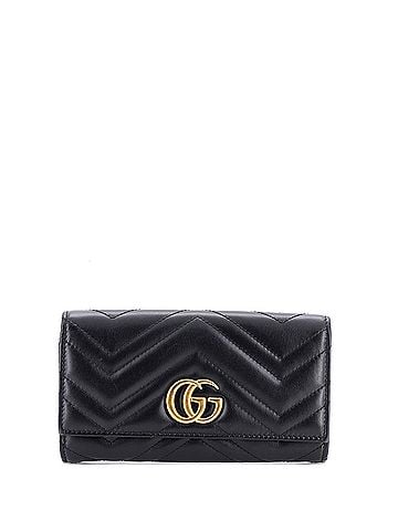 Gucci GG Marmont Continental Wallet Matelasse Leather (view 1)