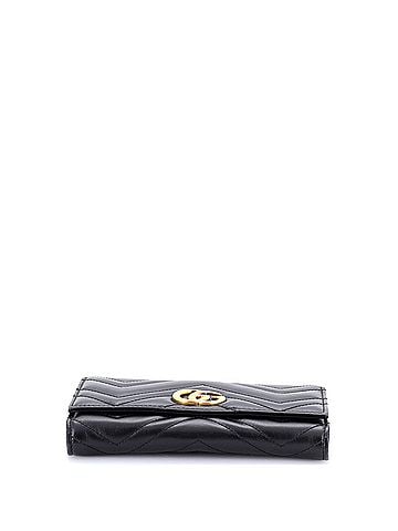 Gucci GG Marmont Continental Wallet Matelasse Leather (view 2)