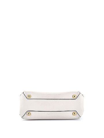Burberry Banner Tote Leather and House Check Canvas Small (view 2)