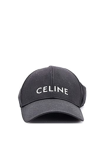Céline Logo Baseball Cap Embroidered Canvas (view 1)