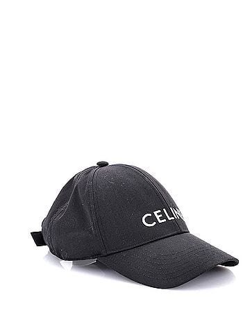Céline Logo Baseball Cap Embroidered Canvas (view 2)