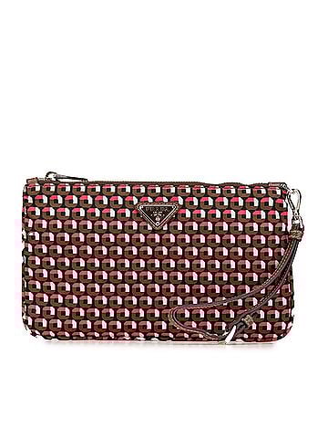 Prada Tessuto Stampato Wristlet Clutch (view 1)