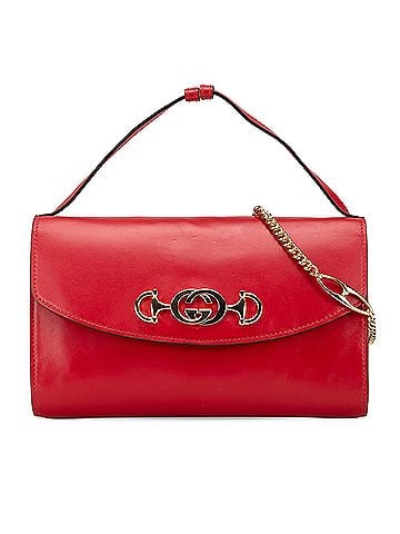 Gucci Small Leather Zumi Satchel (view 1)