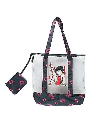 Betty Boop Women's Clear Shopping Bag (view 1)