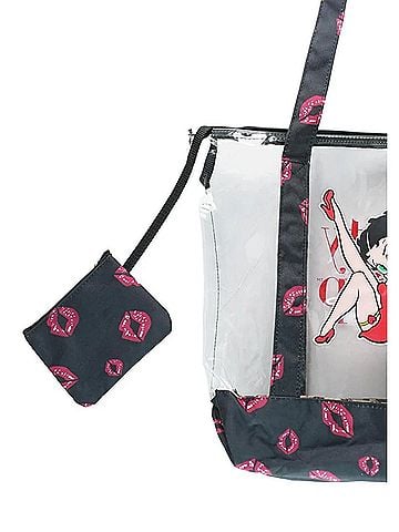 Betty Boop Women's Clear Shopping Bag (view 2)