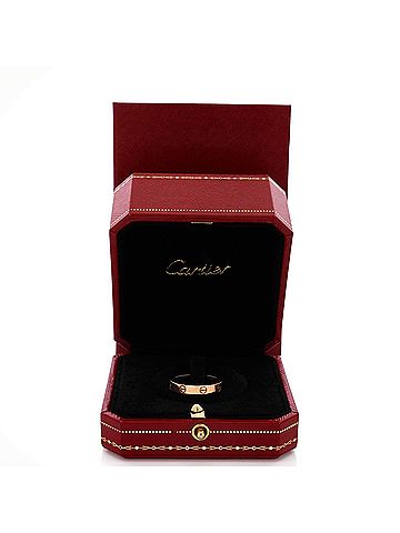 Cartier Love Wedding Band Ring 18K Rose Gold (view 2)