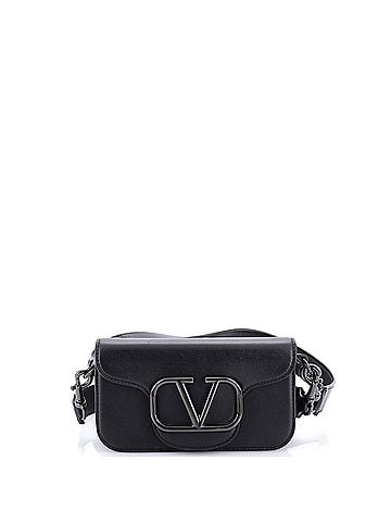 Valentino Garavani VLogo Flap Shoulder Bag Leather Mini (view 1)