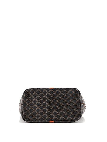 Céline Cabas Zip Tote Triomphe Coated Canvas Medium (view 2)