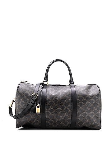 Céline Travel Duffle Bag Triomphe Coated Canvas Medium (view 1)