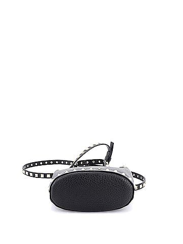 Valentino Garavani Rockstud Bucket Crossbody Bag Leather Mini (view 2)