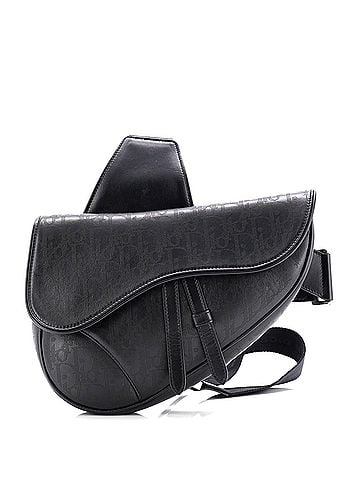 Christian Dior Saddle Crossbody Bag Oblique Galaxy Leather (view 1)