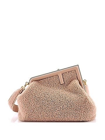 Fendi First Bag Shearling Medium (view 1)