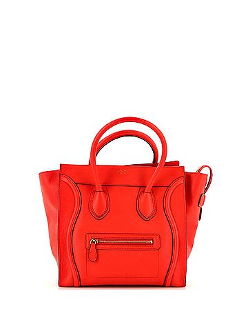 Céline Luggage Bag Grainy Leather Mini (view 1)