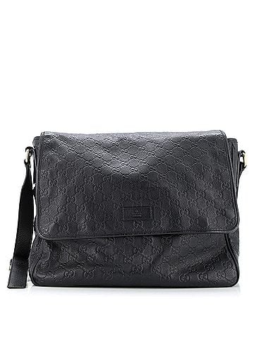 Gucci Flap Messenger Bag Guccissima Leather Large (view 1)