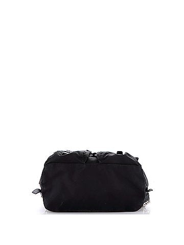 Prada Vela Double Front Pocket Backpack Tessuto with Saffiano Leather Medium (view 2)