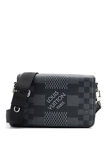 Louis Vuitton Studio Messenger Bag Limited Edition Damier Graphite 3D (view 1)