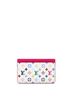 Louis Vuitton White Pink x Takashi Murakami Card Holder Monogram Multicolor with Leather One size - photo 4