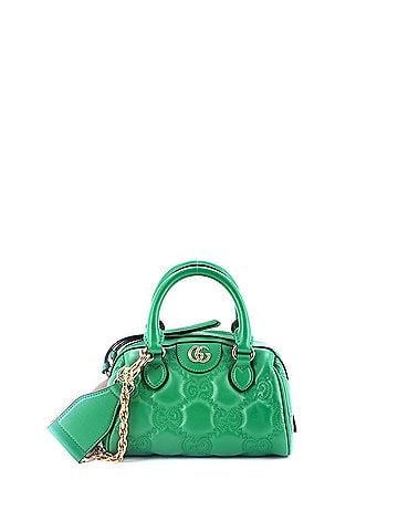 Gucci Ophidia Convertible Boston Top Handle Bag GG Matelasse Leather Mini (view 1)