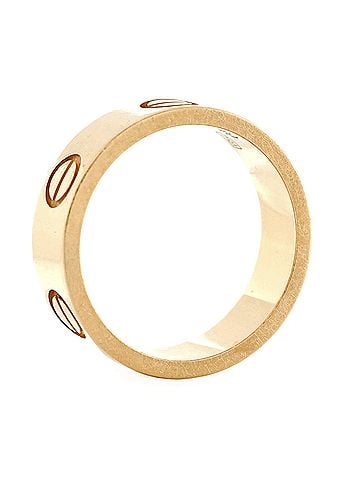 Cartier Love Band Ring 18K Yellow Gold (view 2)