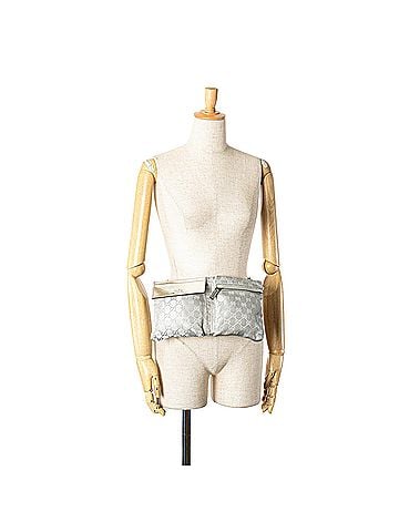 Gucci GG Canvas Web Double Pocket Belt Bag (view 2)