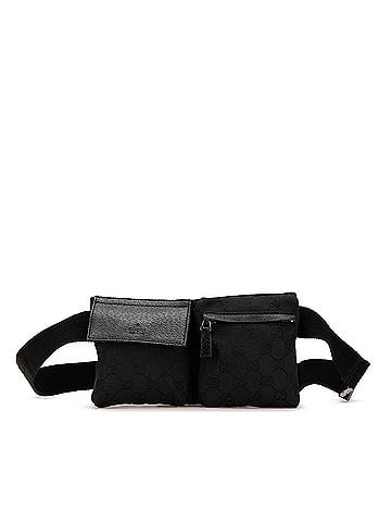 Gucci GG Canvas Double Pocket Belt Bag (view 1)