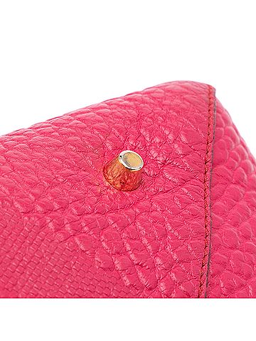 Burberry Small Embossed Grain Check Leather Canterbury Tote (view 2)