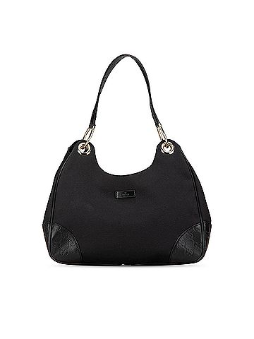 Gucci Guccissima Trimmed Canvas Colbert Shoulder Bag (view 1)