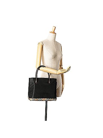 Burberry Nova Check Trimmed Nylon Tote (view 2)