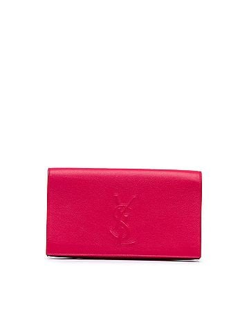 Yves Saint Laurent Leather Belle De Jour Clutch (view 1)