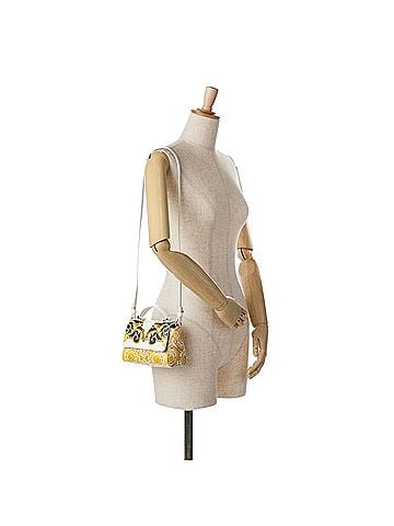 Versace Leather Baroque Virtus Satchel (view 2)