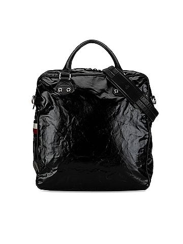 Gucci Web Coated Canvas Satchel (view 1)