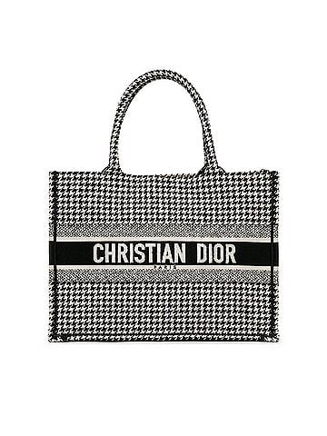 Dior Medium Houndstooth Book Tote (view 1)