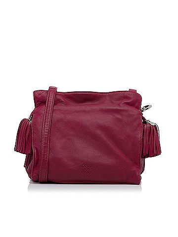 Loewe Small Leather Flamenco Crossbody Bag (view 1)