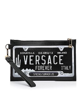 Versace License Plate Clutch (view 1)