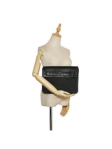 Louis Vuitton Monogram Taurillon Pochette Steamer (view 2)